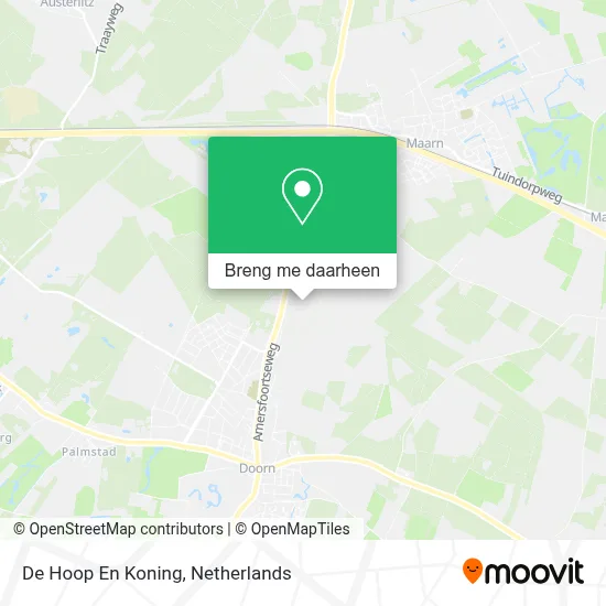 De Hoop En Koning kaart