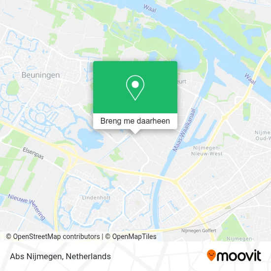 Abs Nijmegen kaart