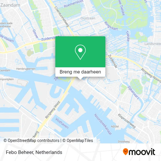 Febo Beheer kaart