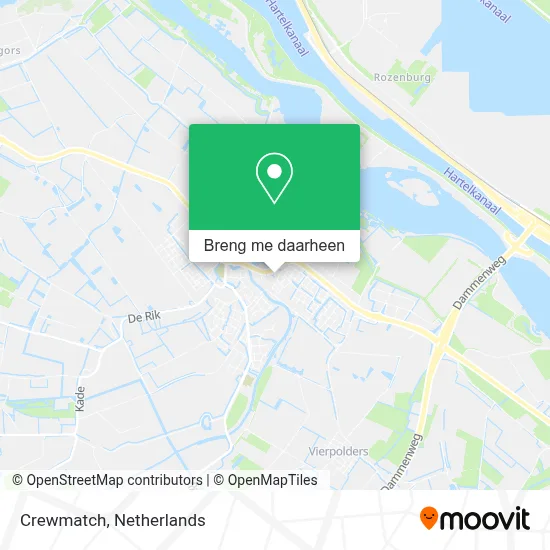 Crewmatch kaart