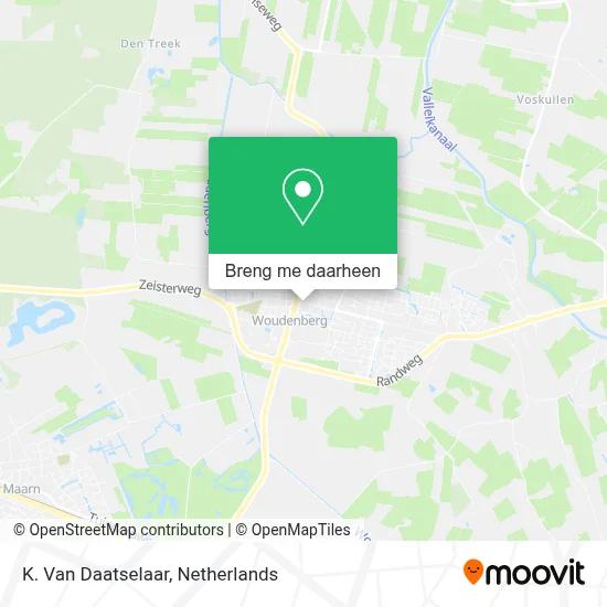 K. Van Daatselaar kaart