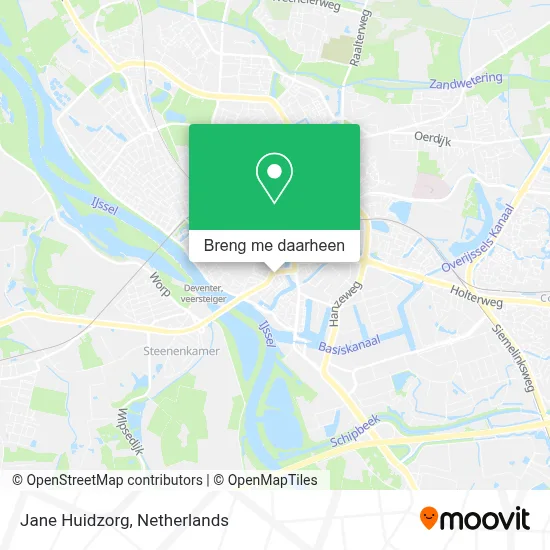 Jane Huidzorg kaart