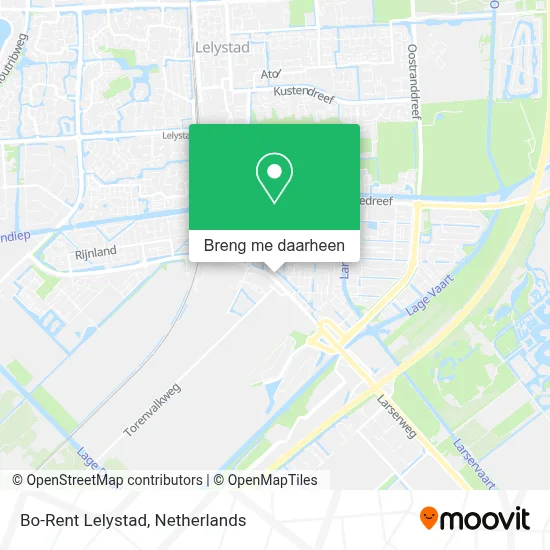 Bo-Rent Lelystad kaart