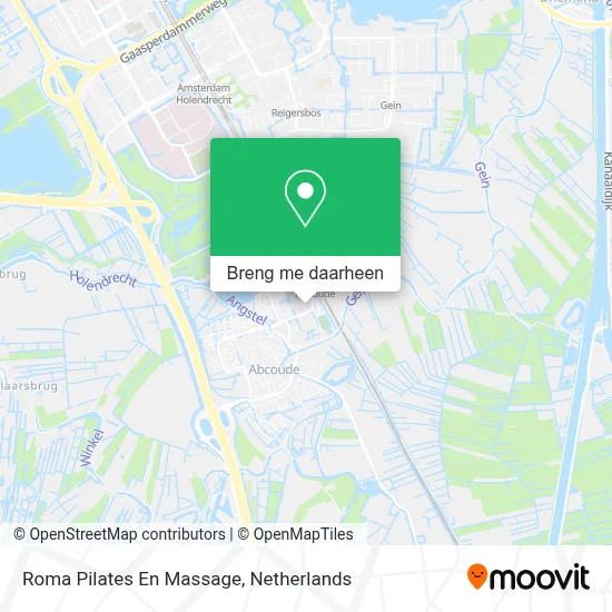 Roma Pilates En Massage kaart