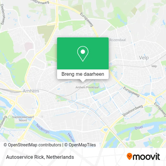 Autoservice Rick kaart