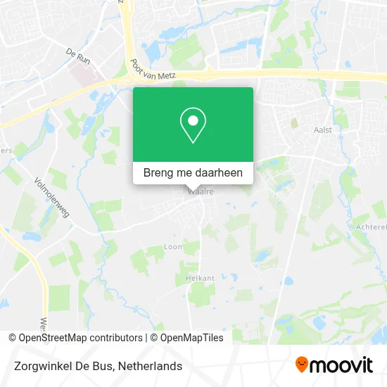 Zorgwinkel De Bus kaart