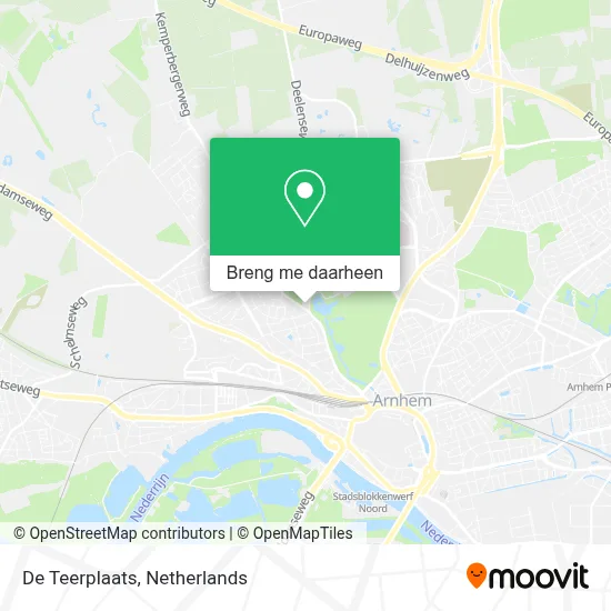 De Teerplaats kaart