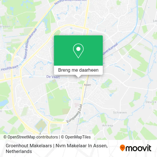 Groenhout Makelaars | Nvm Makelaar In Assen kaart