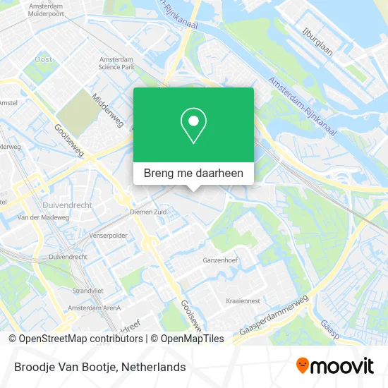 Broodje Van Bootje kaart