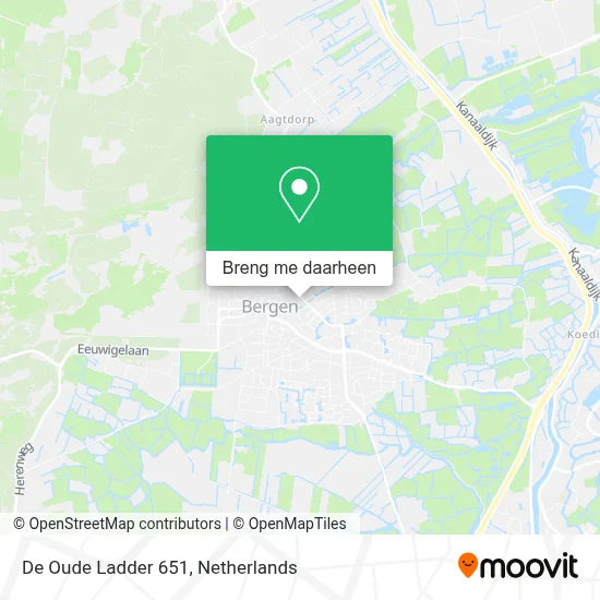 De Oude Ladder 651 kaart