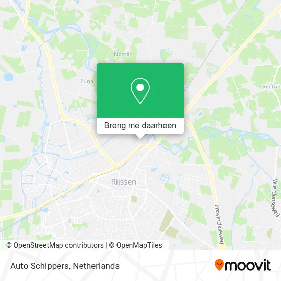 Auto Schippers kaart