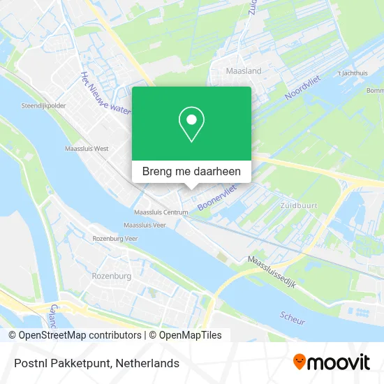 Postnl Pakketpunt kaart
