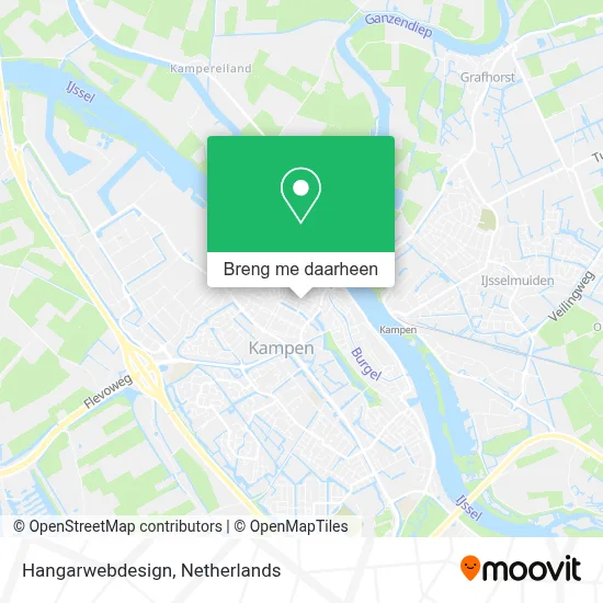 Hangarwebdesign kaart