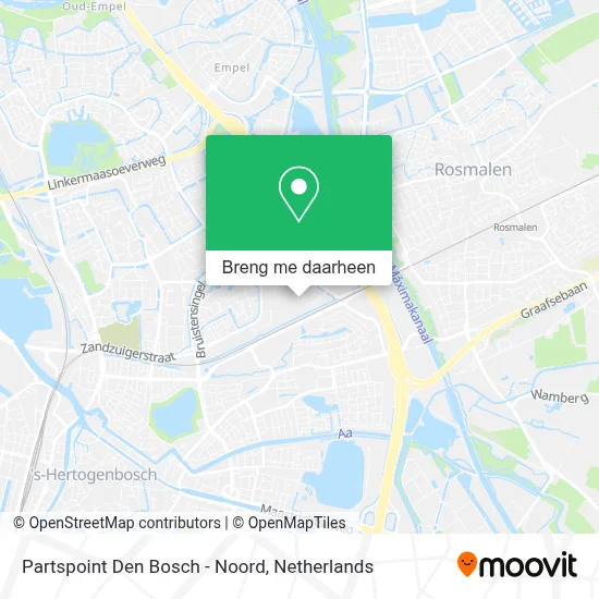 Partspoint Den Bosch - Noord kaart
