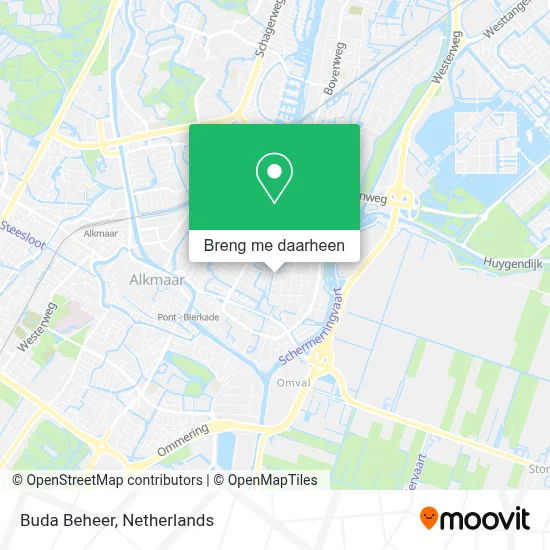 Buda Beheer kaart
