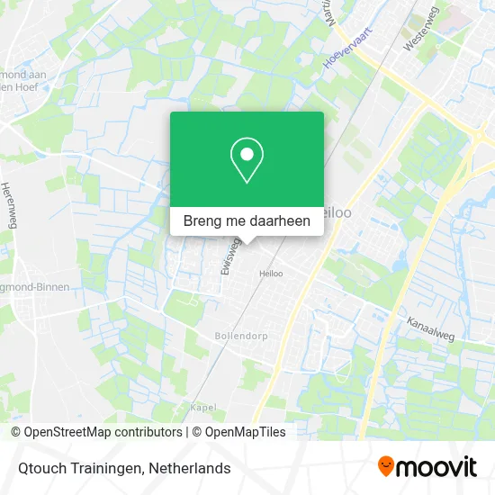 Qtouch Trainingen kaart