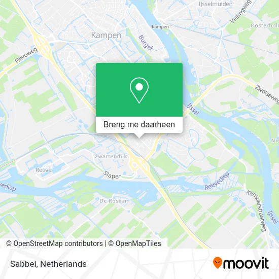 Sabbel kaart
