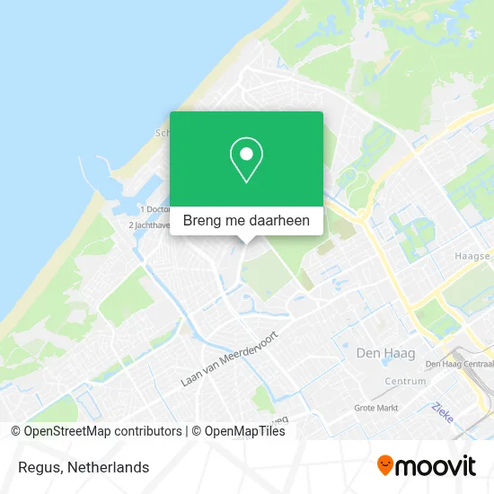 Regus kaart