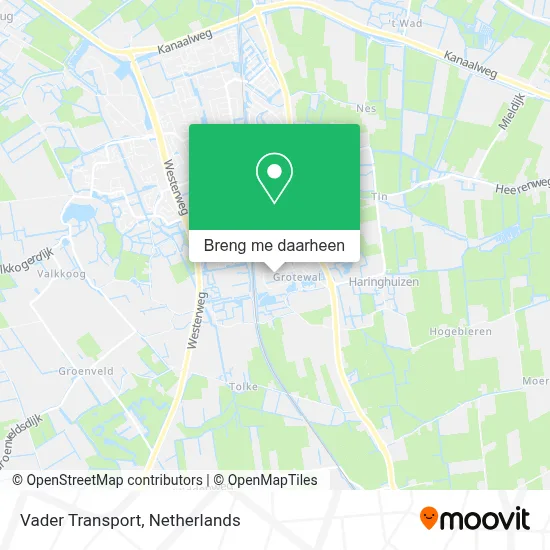 Vader Transport kaart