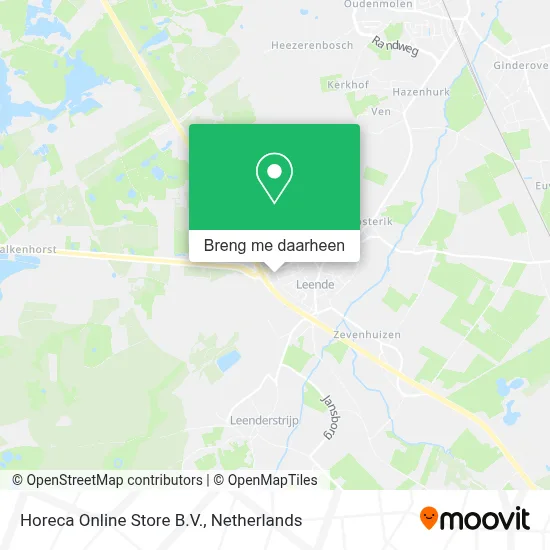 Horeca Online Store B.V. kaart