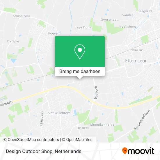 Design Outdoor Shop kaart