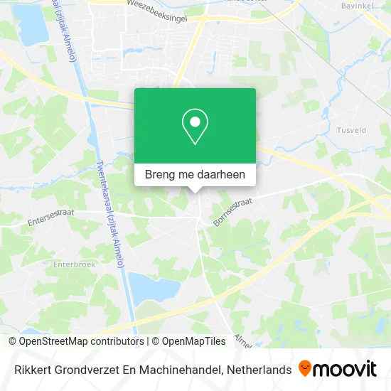Rikkert Grondverzet En Machinehandel kaart