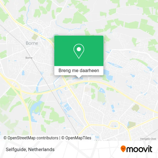 Selfguide kaart
