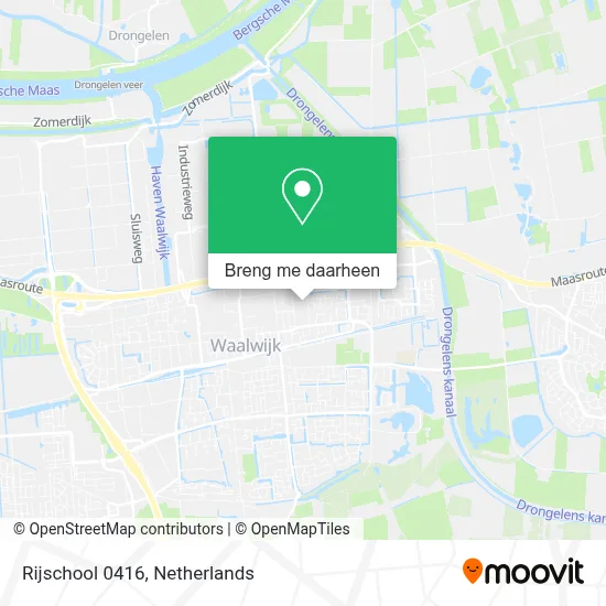 Rijschool 0416 kaart