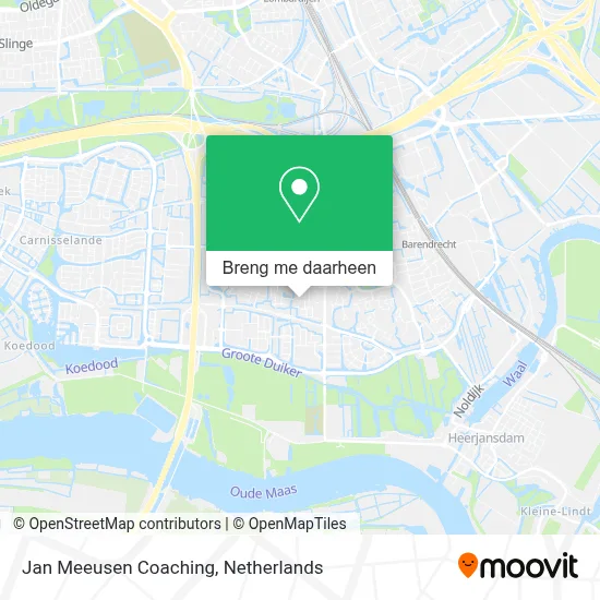Jan Meeusen Coaching kaart