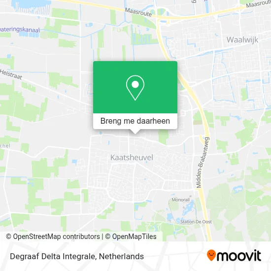 Degraaf Delta Integrale kaart