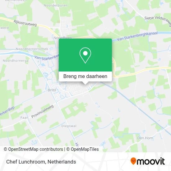 Chef Lunchroom kaart
