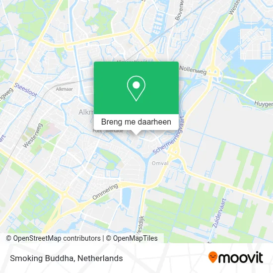 Smoking Buddha kaart