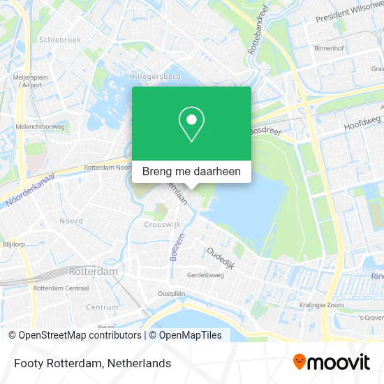 Footy Rotterdam kaart