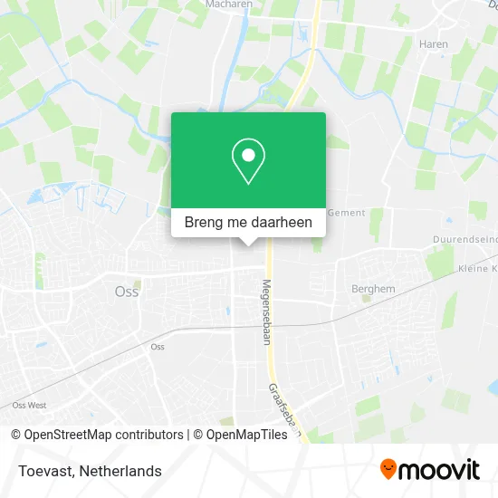 Toevast kaart