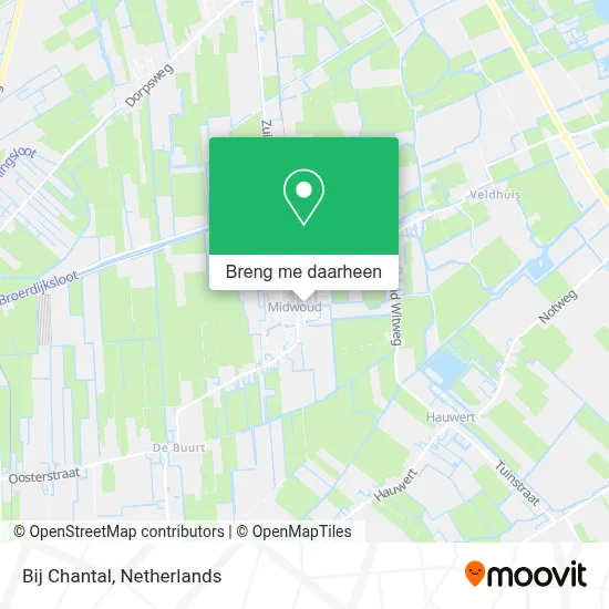 Bij Chantal kaart