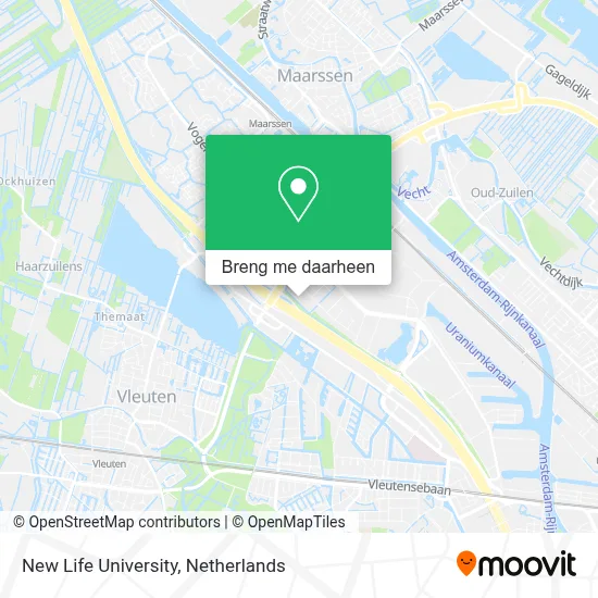 New Life University kaart