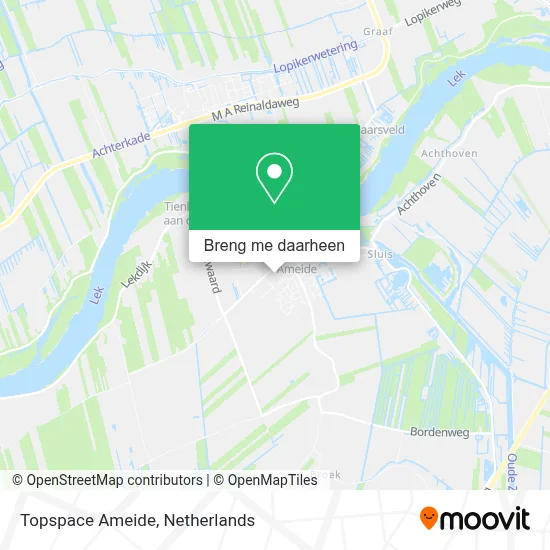 Topspace Ameide kaart