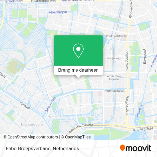 Ehbo Groepsverband kaart