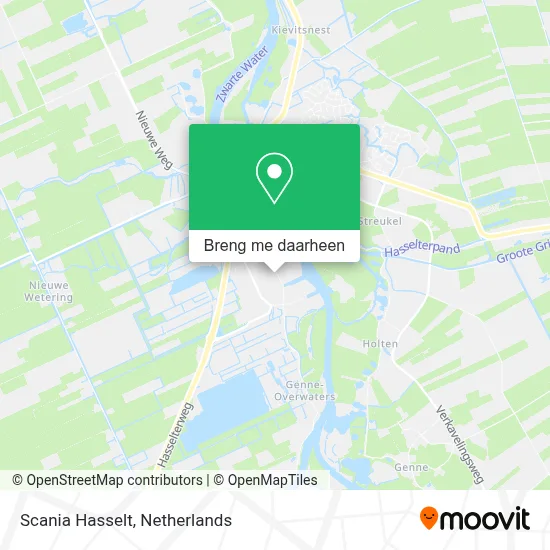 Scania Hasselt kaart