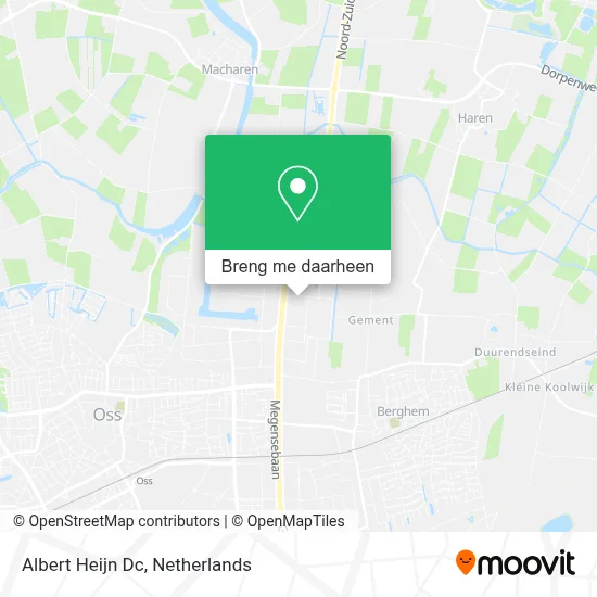 Albert Heijn Dc kaart