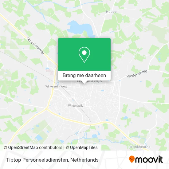Tiptop Personeelsdiensten kaart