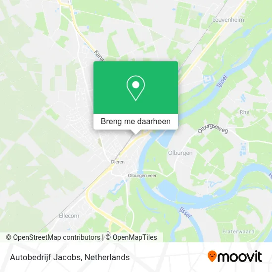 Autobedrijf Jacobs kaart