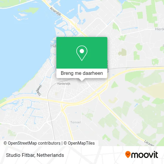 Studio Fitbar kaart