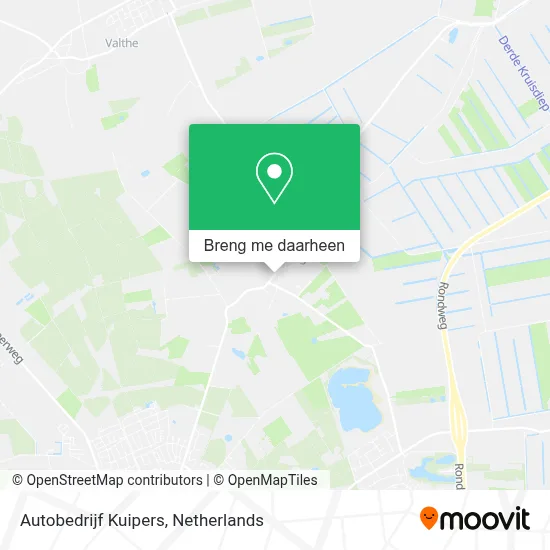 Autobedrijf Kuipers kaart