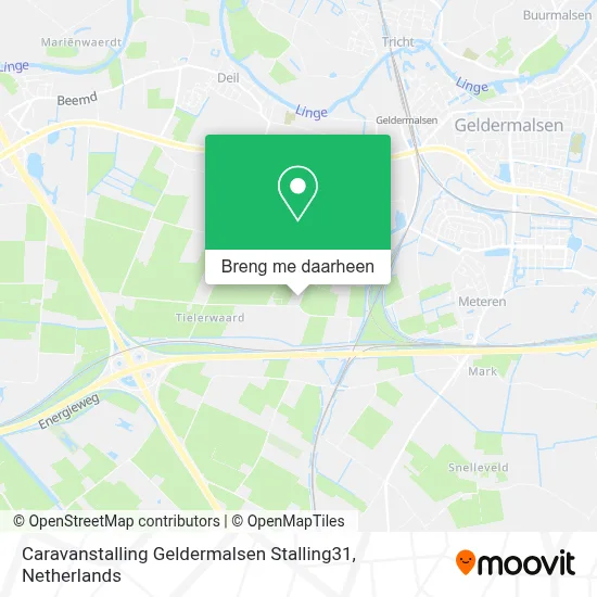 Caravanstalling Geldermalsen Stalling31 kaart