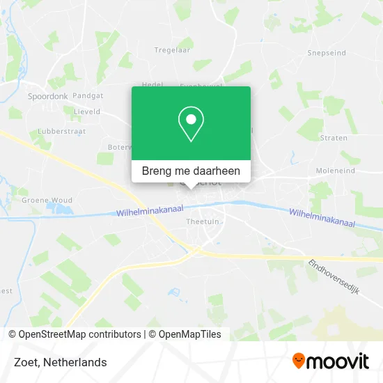 Zoet kaart