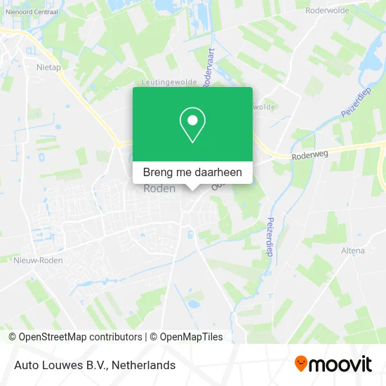Auto Louwes B.V. kaart