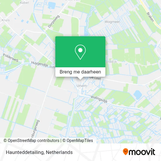 Haunteddetailing kaart