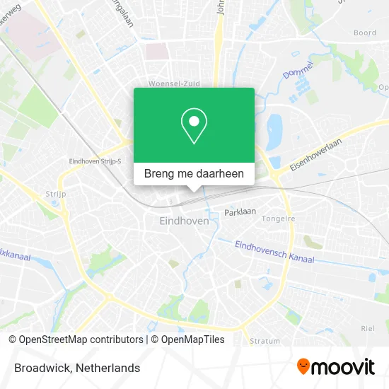 Broadwick kaart