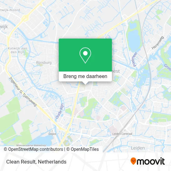 Clean Result kaart
